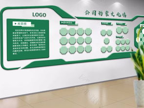 綠色環(huán)保科技企業(yè)文化墻公司形象墻效果圖設計圖片 高清下載 效果圖1.08mb 形象墻大全